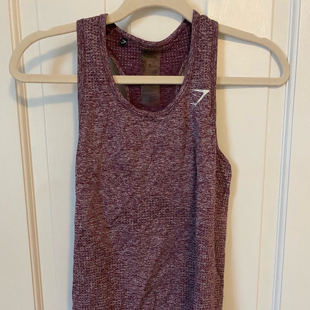PURPLE GYMSHARK TANK TOP